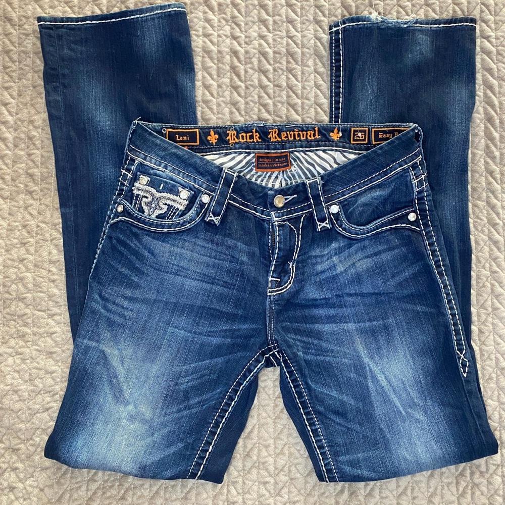 Women's Rock Revival Bootcut Jeans Sz 26